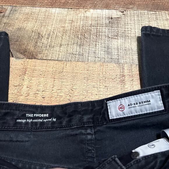 AG Adriano Goldschmied Vintage High-Waisted Tapered Leg The Phoebe Jeans Sz 24 - Picture 3 of 6